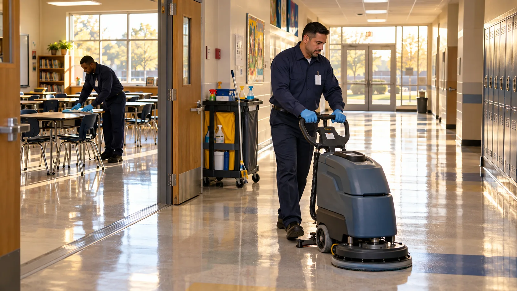 Professional School Cleaning After Dismissal Commercial cleaning services in Birmingham, AL